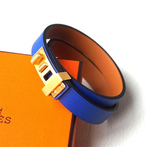 hermes mini dog double tour|HERMES Swift Mini Dog Double Tour Bracelet Bleu du Nord .